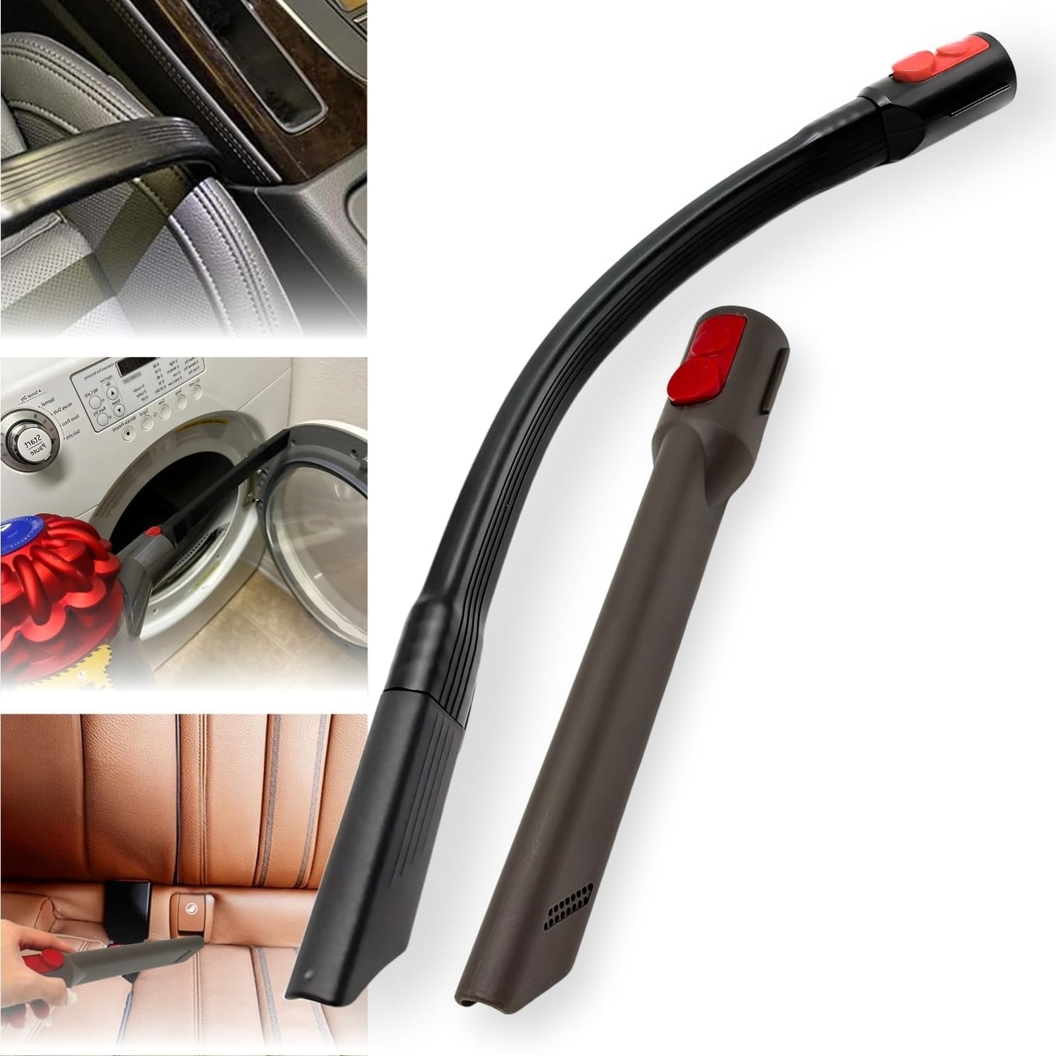 Long Flexible Vacuum Crevice Tool and Dryer Vent Cleaner for Dy*son V7 V8 V10 V11 V15