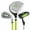 Green, variant on Ultimate Junior Golf Club Set for Children Includes 165CC #3 Fairway Wood & #7 Iron Yellow