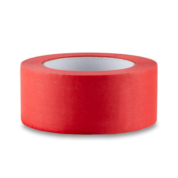 Wide Red Painters Tape 2 inches, 1pc Medium Adhesive Red Masking Tape, 1.95 inches x 55 Yards