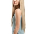 thumbnail image 4 of Peluca Sintética Spptty Rubia Recta Larga Ondulada Flequillo Completo Mujer, 4 of 7