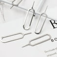 thumbnail image 4 of Smartphone Metal SIM Card Needle Tray Remover Tool Key Silver Tone 50pcs, 4 of 7