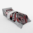 thumbnail image 3 of Ambesonne Tribal Bedding Set 4 Pcs, Haida Animal Art, Queen, White Red Black, 3 of 3