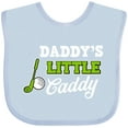 thumbnail image 3 of Inktastic Daddy's Little Caddy with Golf Club and Ball Boys or Girls Baby Bib, 3 of 4