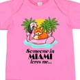 thumbnail image 4 of Inktastic Someone in Miami Loves Me Boys or Girls Baby Bodysuit, 4 of 5