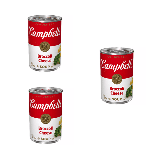 Campbell's Condensed Broccoli Cheese Soup, 10.5 oz pack of 3
