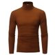 thumbnail image 3 of Camiseta interior de hombre, camiseta de manga larga, otoño invierno, cuello medio alto, color sólido, cuerpo ajustado con versión coreana de estilo extranjero, 3 of 5
