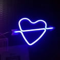 thumbnail image 4 of Neon Light Multi-purpose Decorative Arrow Heart Shape LED Wall Hanging Neon Sign Xmas Gift for Home, 4 of 8