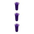thumbnail image 2 of Wosthever Ambiente de ensueño en la boda Malla Tul Decoración para fiestas Comedor Silla Fondo Pared Morado oscuro Type1 NO1, 2 of 6