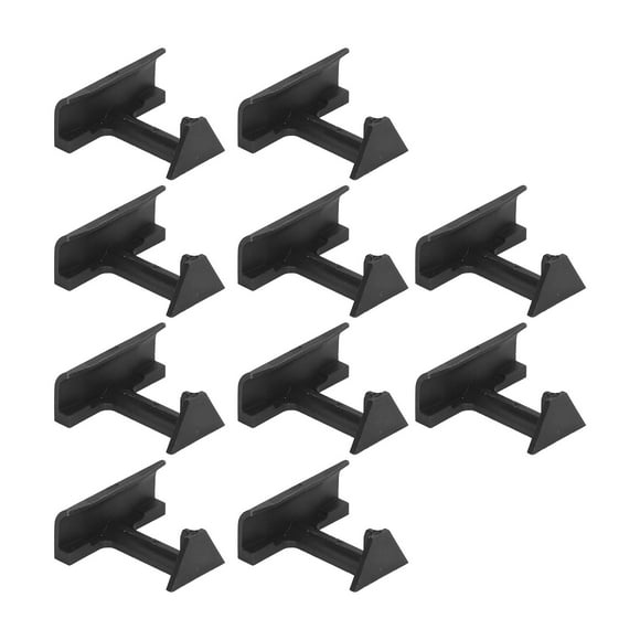 10-Pack PA66 Solar Panel Water Drainage Clips, Weatherproof & Anti-Aging PV Module Water Guide Clamps for Outdoor Use, Easy Snap-In Installation, 3.5cm/1.4 Inch Size, Enhances Solar Panel Efficiency