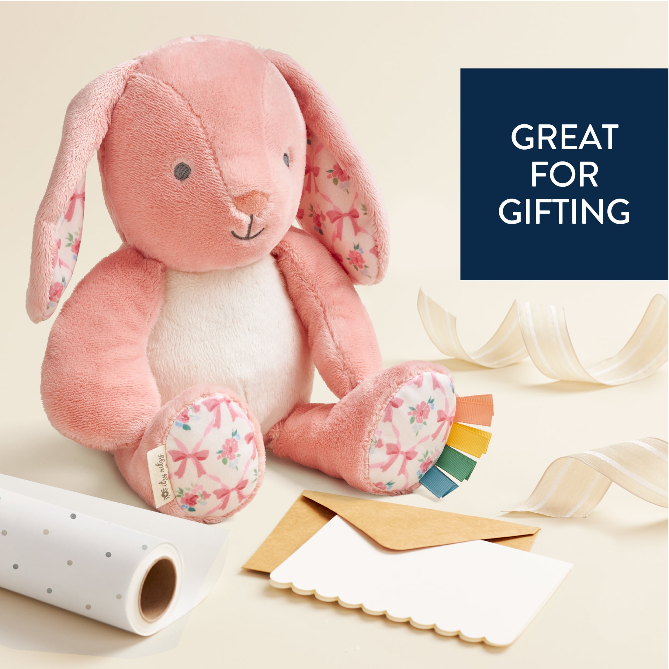 Itzy Ritzy Sweetie Snuggles™ Plush Pink Bunny - Walmart.com