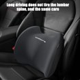 thumbnail image 6 of Kezqiaxn Lumbar Support Pillow for Driving Car Lumbar Support for Office Chair, Ergonomic Memory Foam Back Cushions for Car, Back Support Backrest for Office Chair Car Bed 8.6*11Inches black, 6 of 9