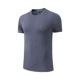thumbnail image 3 of Tops para hombre, blusas y camisas de cuello redondo y manga corta para hombre, camiseta de manga corta de goma sin costuras de secado rápido de color liso de seda de hielo para hombre, camiseta de ve, 3 of 4