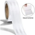 thumbnail image 4 of Reflective Tape, Waterproof Self Adhesive Dot Reflective Tape Outdoor Safety Caution Reflector for Trailers, Bikes, Cars（Silver, 1 Inch x 65 Feet）, 4 of 4