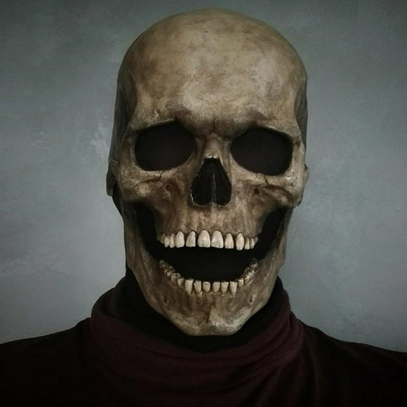 Greyghost Halloween Skull Mask Scary And Realistic Halloween Skull Mask Enhance The Holiday Atmosphere Festival Supply