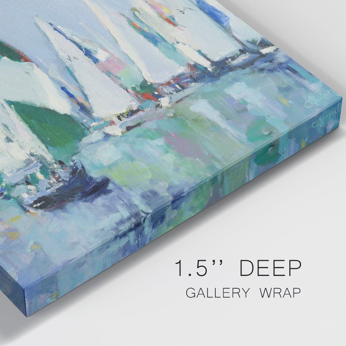 Wexford Home Parking Lot-Premium Gallery Wrapped Canvas, 16" x 16" - Ready to Hang