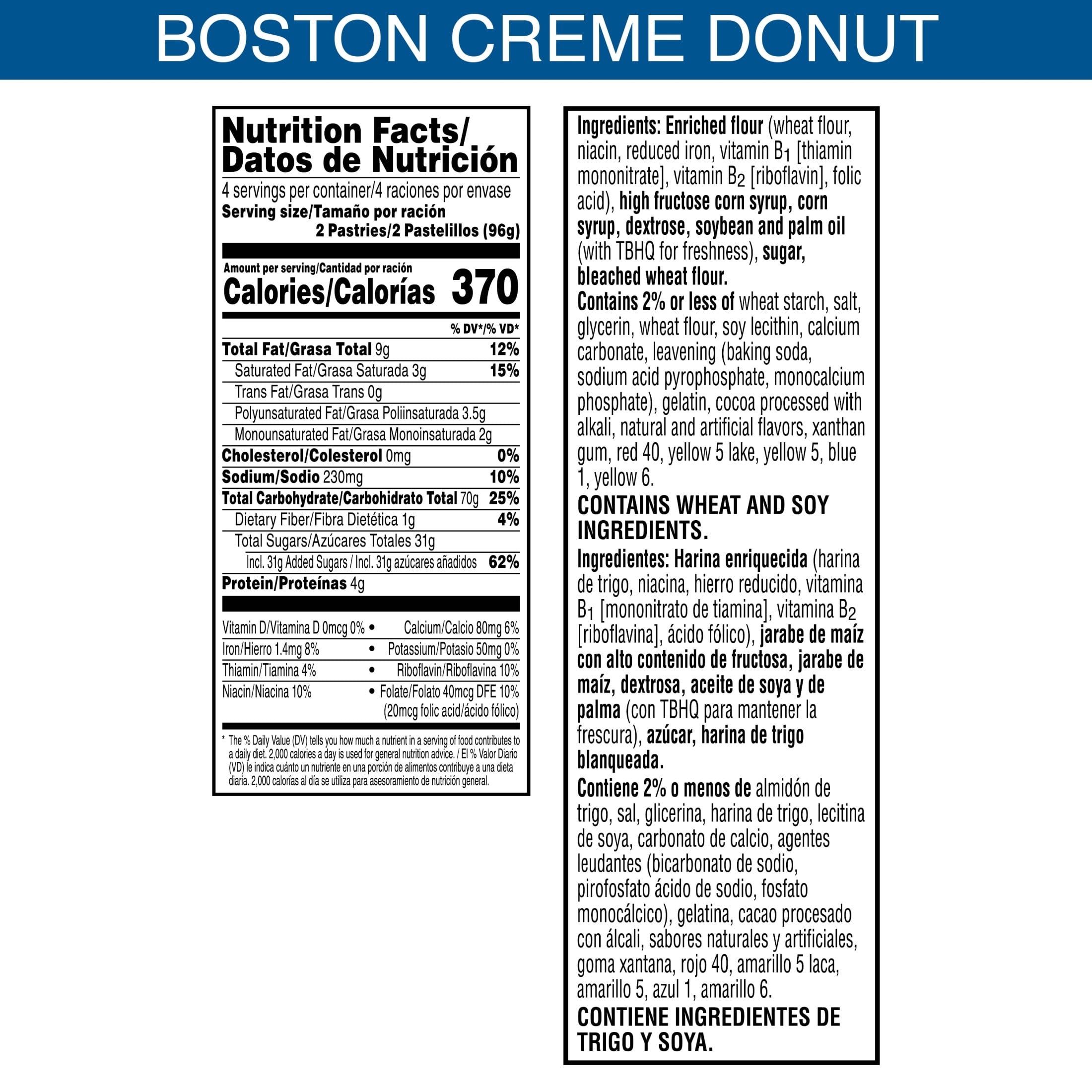 Pop-Tarts Frosted Boston Creme Donut Toaster Pastries, Breakfast Foods, Shelf-Stable, 13.5 oz (8 Count)