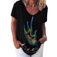 thumbnail image 3 of Tool Band Women's Shirt V-Neck Breathable Short-Sleeve T-Shirt Casual Fashion Tee Soft & Trendy Blouse S, 3 of 8