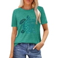 thumbnail image 7 of Ankishi Sea Turtle Shirts for Women Crew Neck Loose Fit Summer T Shirts Fashion Basic Tops for Travel Vacation Beach, 7 of 7