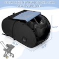thumbnail image 2 of Bolsa de viaje acolchada WELIDAY para asiento de coche compatible con Doona Black, 2 of 7