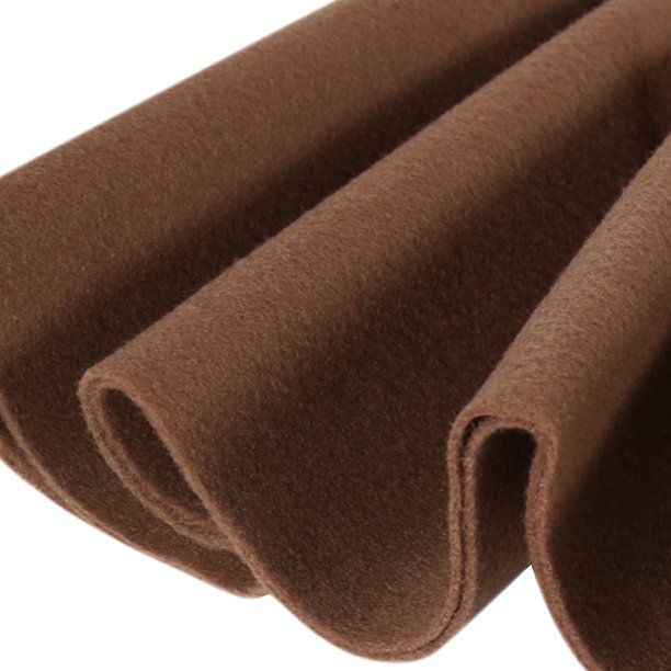 FabricLA Acrylic Felt by The Yard 72" Wide X 1 YD Long Brown