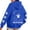 Blue, variant on Cute Dog Graphic Hoodies for Women 2025 Funny Talk To The Paw Hooded Sweatshirt with Pockets Y2K Pullover Tops