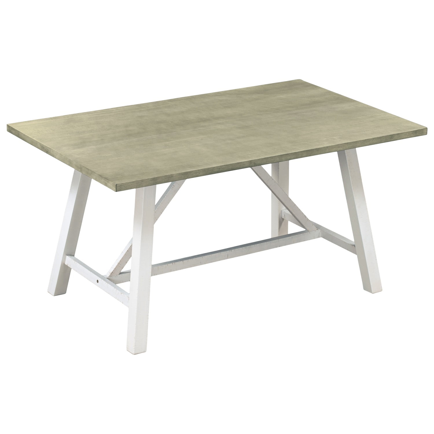 Kadyn Dining Table Set for 6, Kitchen Table Set with Table, Bench and 4 Chairs, 6 Piece Dining Table Set for Home, White Kadyn Dining Table Set for 6, Kitchen Table Set with Table, Bench and 4 Chairs, 6 Piece Dining Table Set for Home, White
