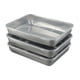 thumbnail image 1 of 3PCS Stainless Steel Preservation Box with Lid for Food Storage and Display, 1 of 10