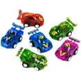 thumbnail image 2 of 24 Count Translucent Pull Back Toy Super Racers Race Cars, 2 of 2