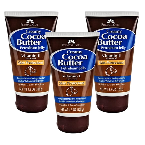 Cuidado personal Jalea de petróleo Vitamina E y loción de manteca de cacao 4.5 oz (paquete de 3) Crema de vitamina E para la piel con crema de manteca de cacao Tubo de jalea de petróleo
