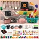 thumbnail image 1 of Kids Play Kitchen Set Pretend Cutting Toy With Realistic Safe Dishes Utensils And Cookware Educational Toy For Toddlers Children, 1 of 9