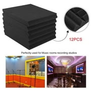 2018 New 12/24/48pcs Acoustic Panels Sound Proofing Foam Sheet With Adhesive Backing