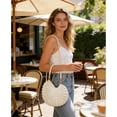 thumbnail image 2 of JKCCZLL Handwoven Seashell Hobo Bags Women Crochet Summer Beach Bag Boho Knitted Evening Clutch Purses Hobo Crossbody Shoulder Bag,Blue,1, 2 of 9