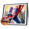 thumbnail image 3 of Cuadros Decorativos 5D diamante pintura Spiderman completo redondo diamante mosaico hogar Ehuebsd Nuevos Originales, 3 of 9