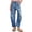 Light-blue, variant on LANGWYQU High Waist Women Wide Leg Jeans Female Casual Denim Pants With Pocket
