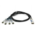 thumbnail image 2 of AddOn - 100GBase-CU direct attach cable - TAA Compliant - QSFP28 to SFP28 - 8 ft - twinaxial - passive, 2 of 9