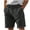 Grey-No Drawstring, variant on BUWTTER Mens Corduroy Shorts Flat Front Outdoor Walking Wear Summer Lightweight Comfortable Pant with Pockets Black L