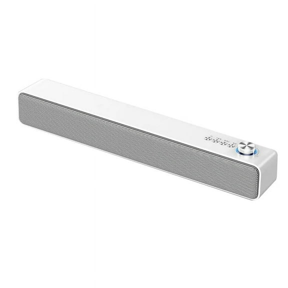 Bluetooth Subwoofer Soundbar TV Audio Wall Computer Speaker Home Theater Music Wireless Bluetooth Speaker White