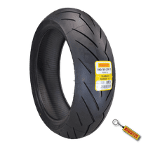 Pirelli Diablo Rosso III 190/55ZR17 73W Rear Motorcycle Tire - High Performance, Durable, & Reliable Tire for Sport/Street Bikes with Keychain