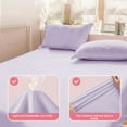 thumbnail image 6 of Dianli Disposable Bed Sheet and Quilt Cover Set, Hotel Travel Portable Double Bedding, Non-Woven, Fits 1.8m Bed, Pack Includes Sheet, Duvet Cover, 2 Pillowcases, Green/Pink/White, 6 of 6