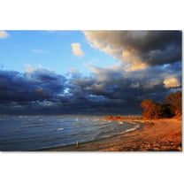 Trademark Fine Art "Lake Erie Autumn" Canvas Art by Jason Shaffer