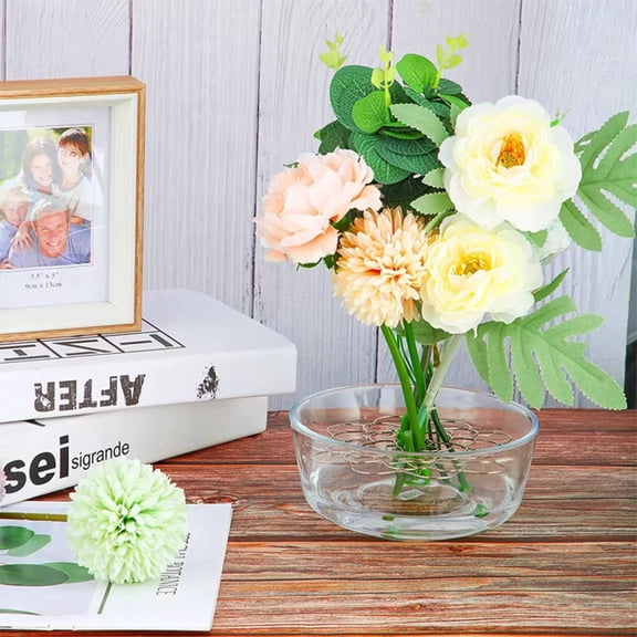 Flower Arrangement Holder, 3Pcs Floral Grid Flower Frog Tool Wire Arranger Twist for Vase Floral Stems Bouquets Plant Fixation