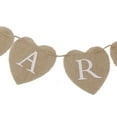 thumbnail image 2 of fastboy Cards Hessian Bunting Banner Heart Rustic Wedding Decor, 2 of 4