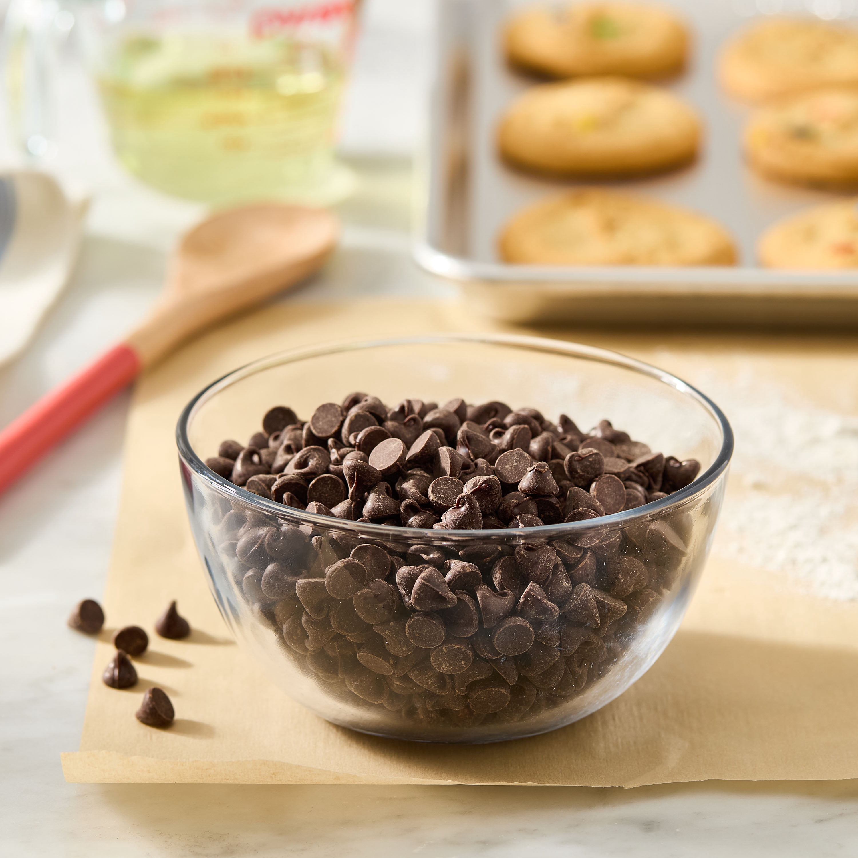 (2 pack) Great Value Semi Sweet Chocolate Chips, 36 oz Bag