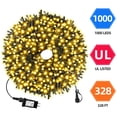 thumbnail image 3 of Luces navideñas MZD8391 1000 LED, 100 m, 8 modos, blanco cálido, 3 of 9