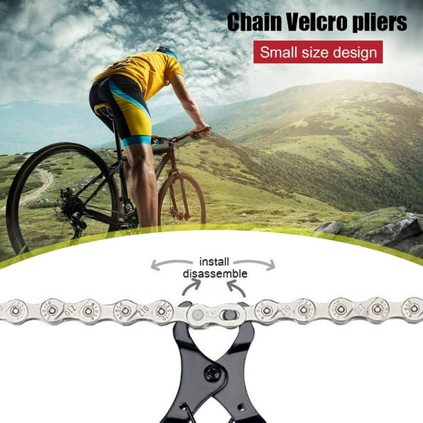 Bicicleta Alicates para hebilla de cadena de bicicleta, herramientas de eliminación de eslabones mágicos de liberación rápida para bicicleta MTB