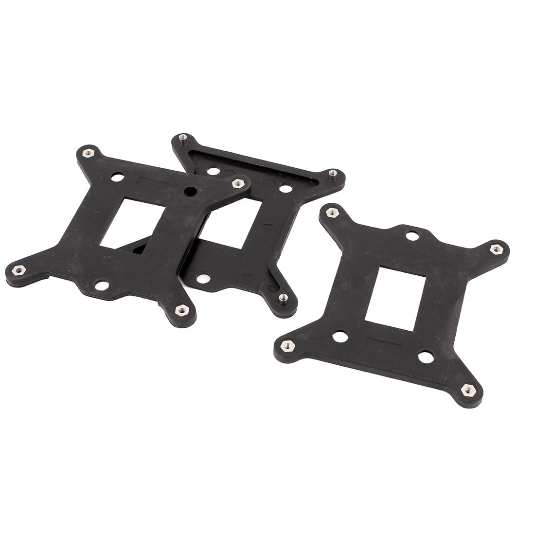 3 x Black Plastic CPU Heatsink Cooling Cooler Fan Holder Bracket Clamp