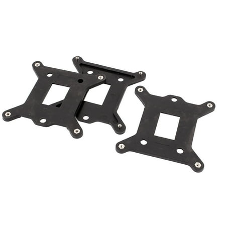 3 x Black Plastic CPU Heatsink Cooling Cooler Fan Holder Bracket Clamp Backplate price history on PriceWatchPro