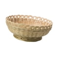 thumbnail image 4 of Cesta de pan de bambú hecha a mano, frutero para mostrador, ideal para restaurante, tienda y hogar. pequeño, 4 of 9