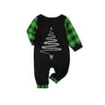 thumbnail image 2 of Pijamas familiares europeos con estampado navideño de moda, traje para padres e hijos, monos de poliéster para bebés., 2 of 3