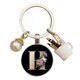 thumbnail image 1 of Llavero con letras A-Z alfabeto perlas creativo para mujeres y hombres, 1 of 9